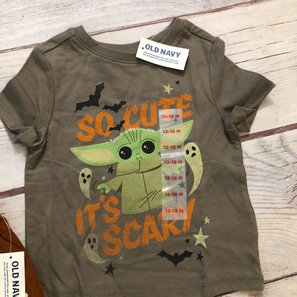 Cute Halloween Paw Patrol & Baby Yoda Star Wars Baby Set, 12-18 Months, NWT - Picture 4 of 10